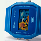 "Sunflower" Casio F-91WB-2A1