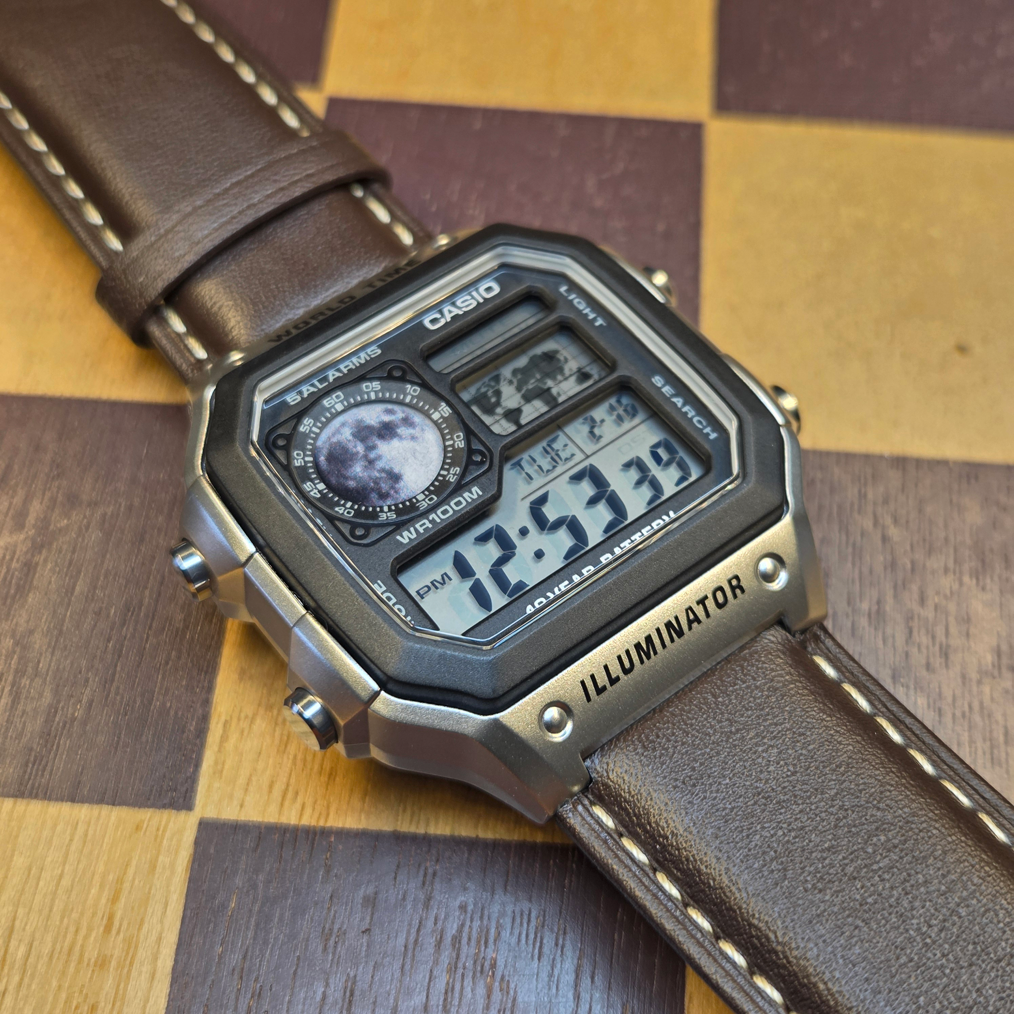 "Moon Heritage" Casio AE-1200WH