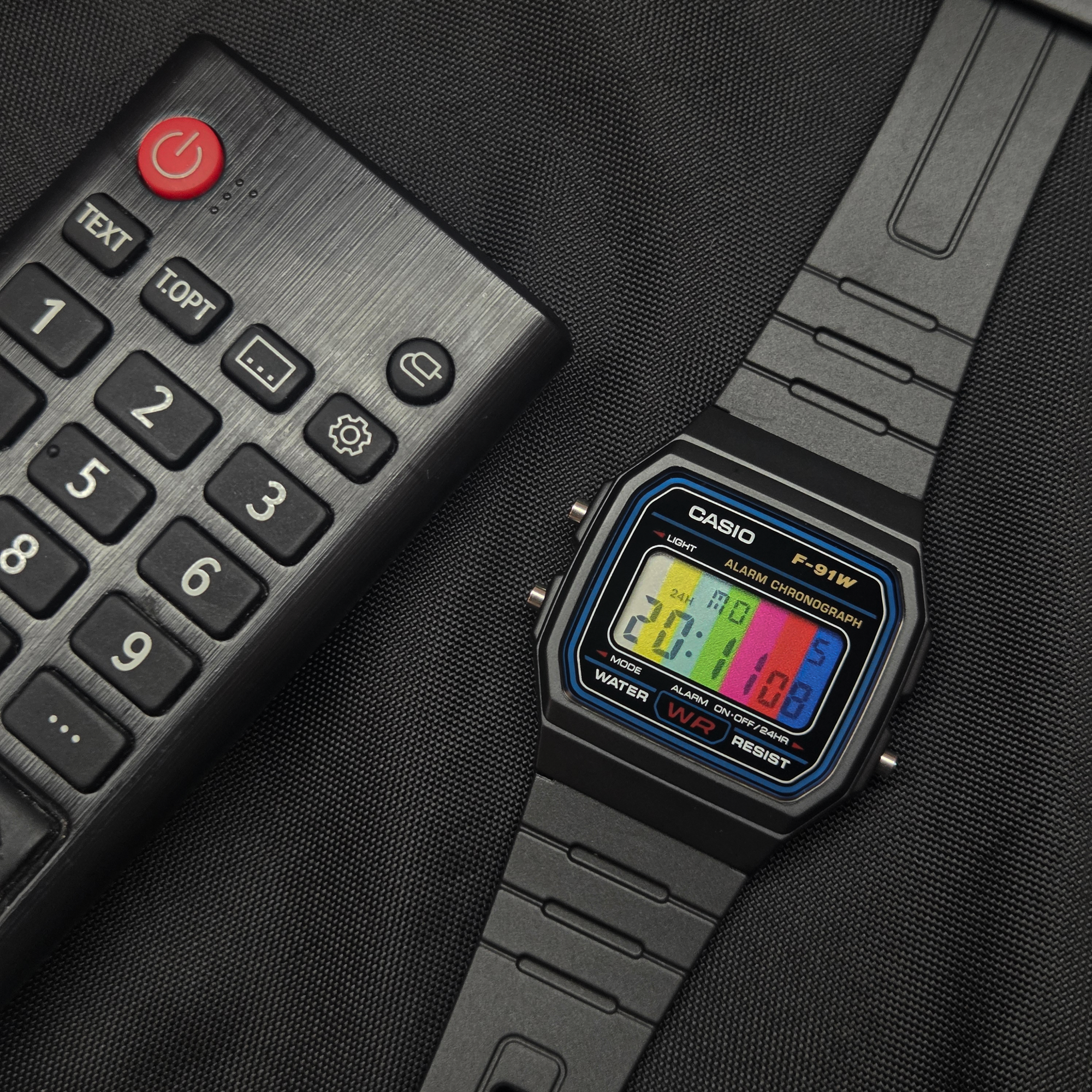 "No Signal” Casio F-91W-1