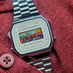 "Melting Time" Casio A168WA-8AY