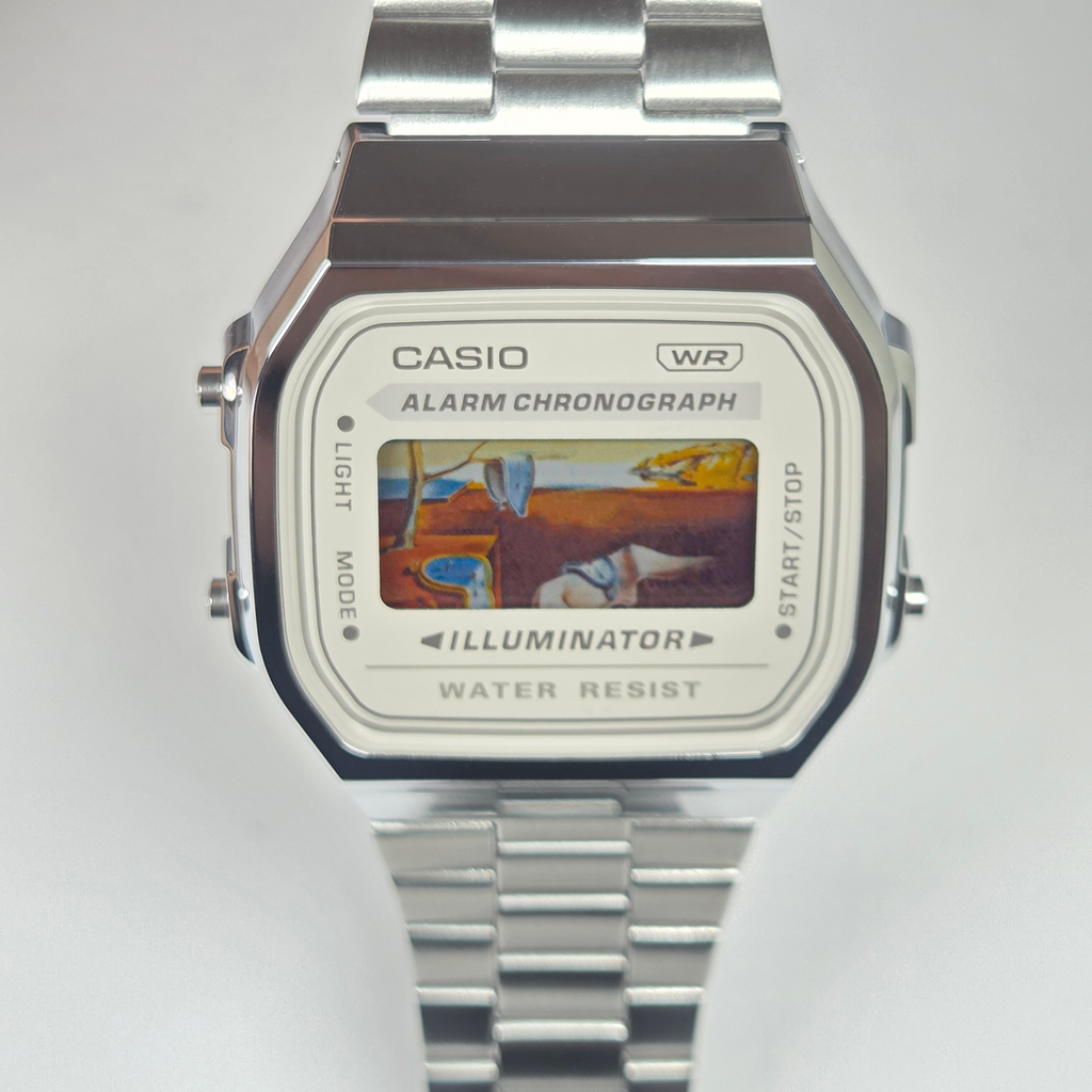 "Melting Time" Casio A168WA-8AY