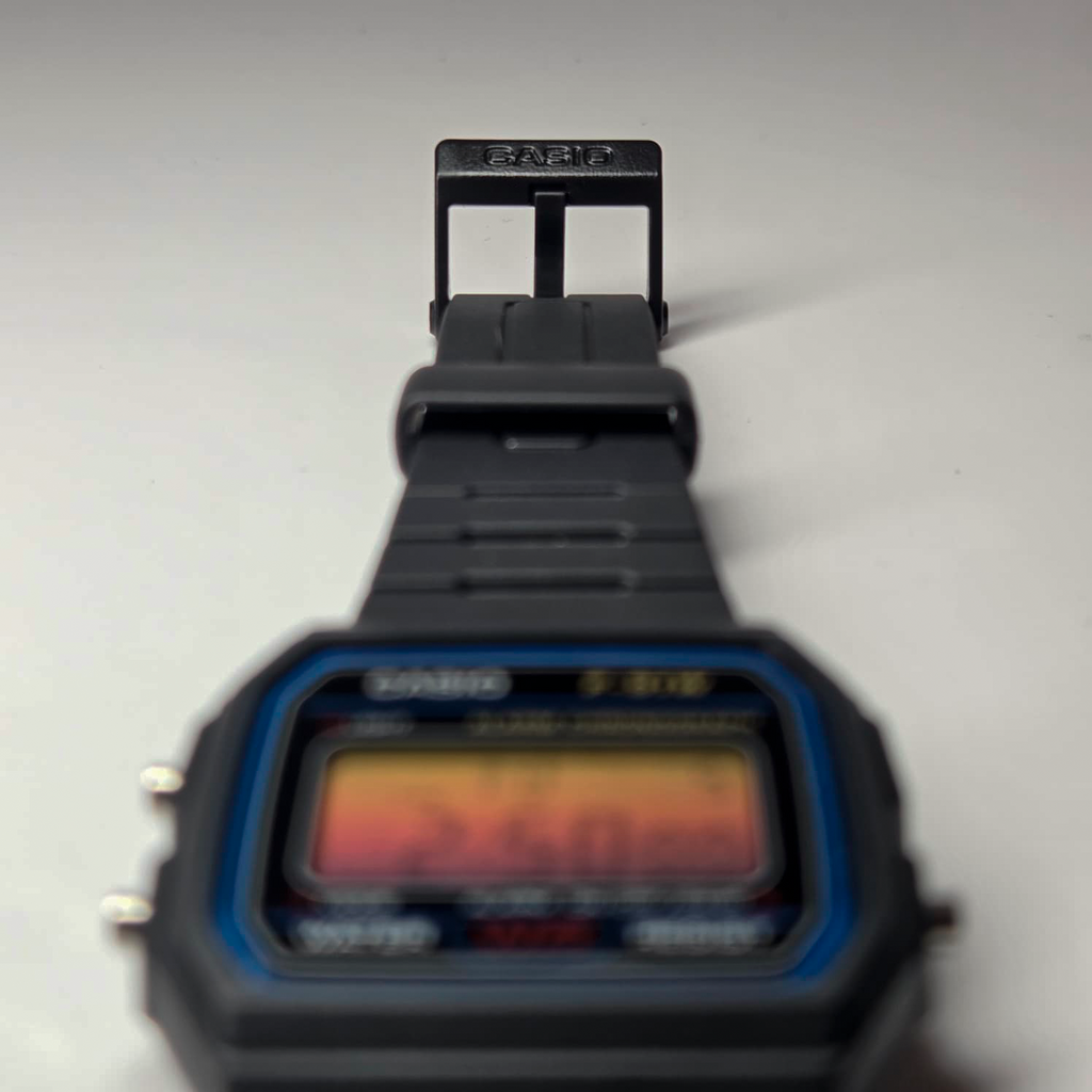"Sunset” Casio F-91W-1