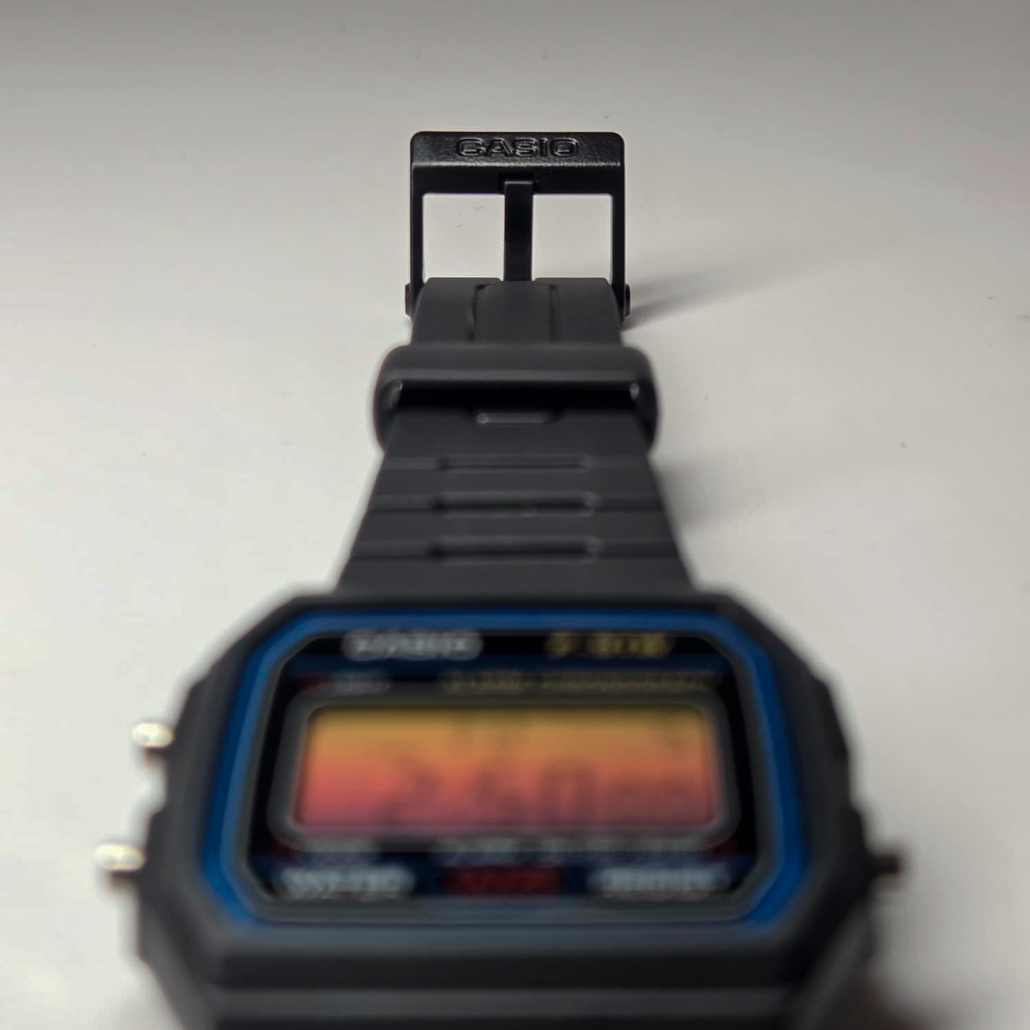 "Sunset” Casio F-91W-1