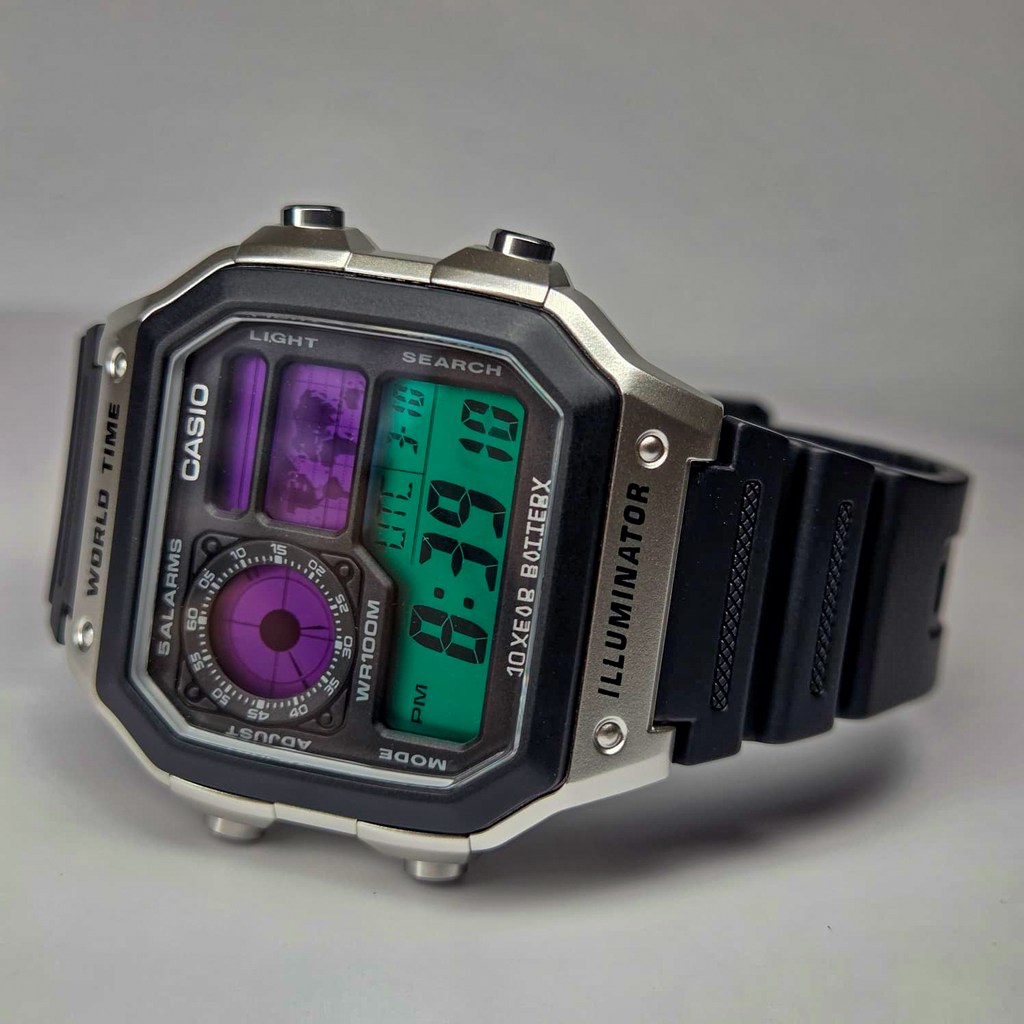 "Kawasaki" Casio AE-1200WH