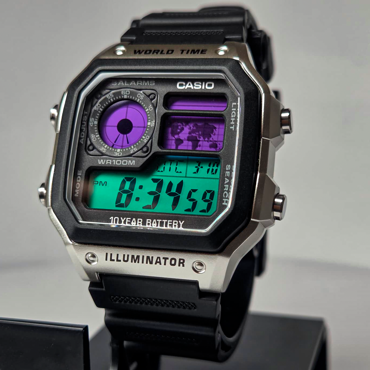 "Kawasaki" Casio AE-1200WH