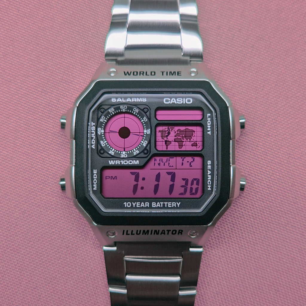 Solid Color Casio AE-1200WH