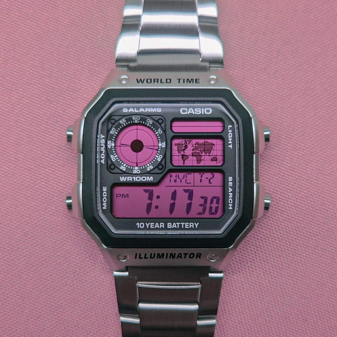 Solid Color Casio AE-1200WH