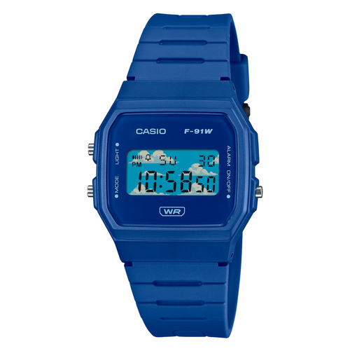 "Cloudy" Casio F-91WB-2A1