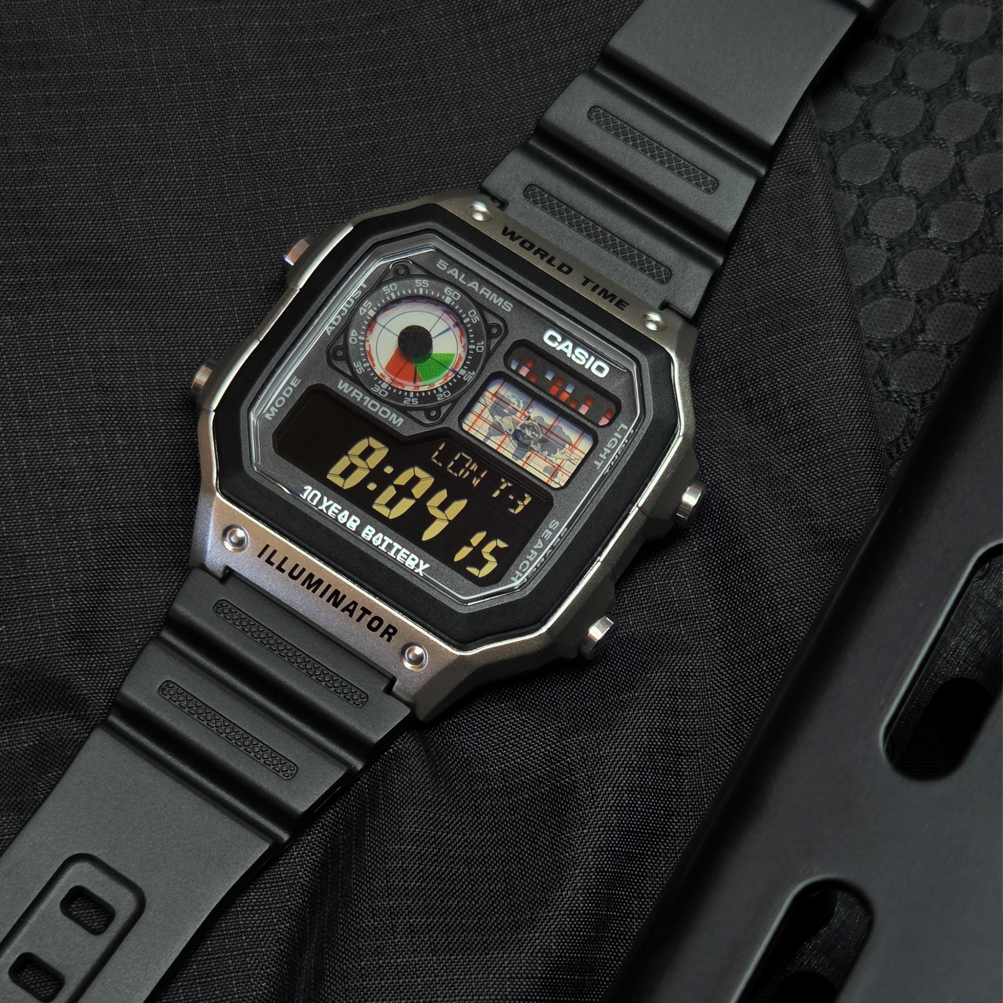 "Imperial Fighter" Casio AE-1200WH