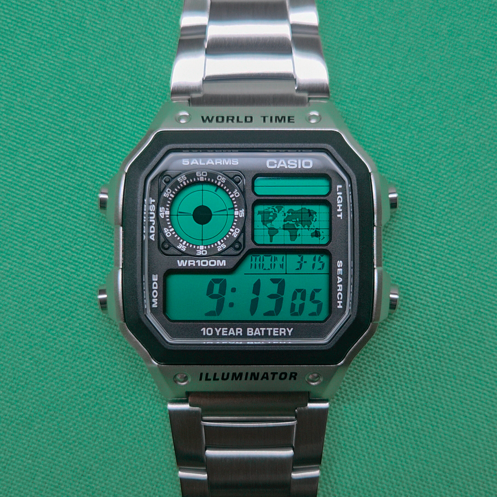 Solid Color Casio AE-1200WH