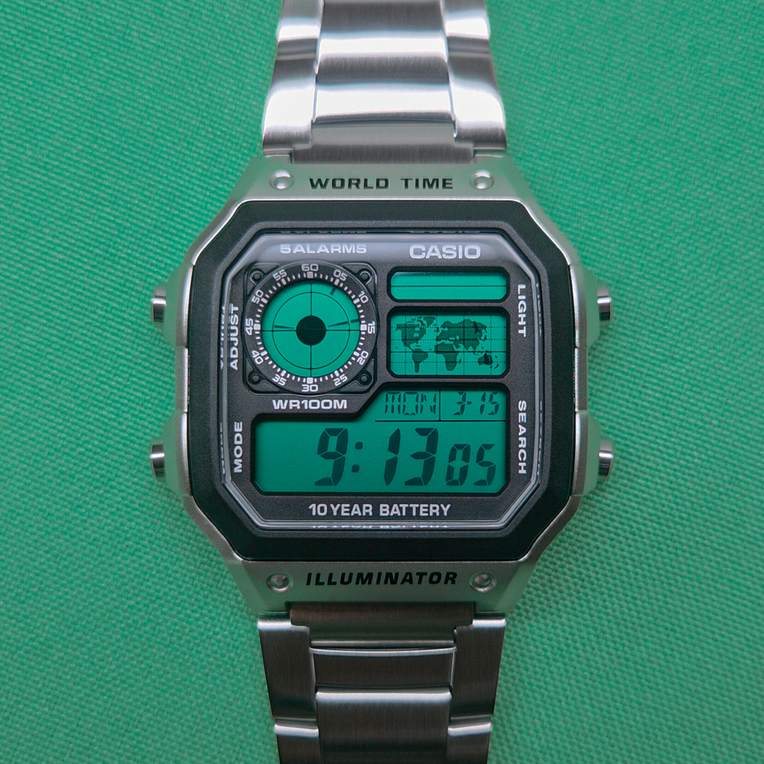 Solid Color Casio AE-1200WH