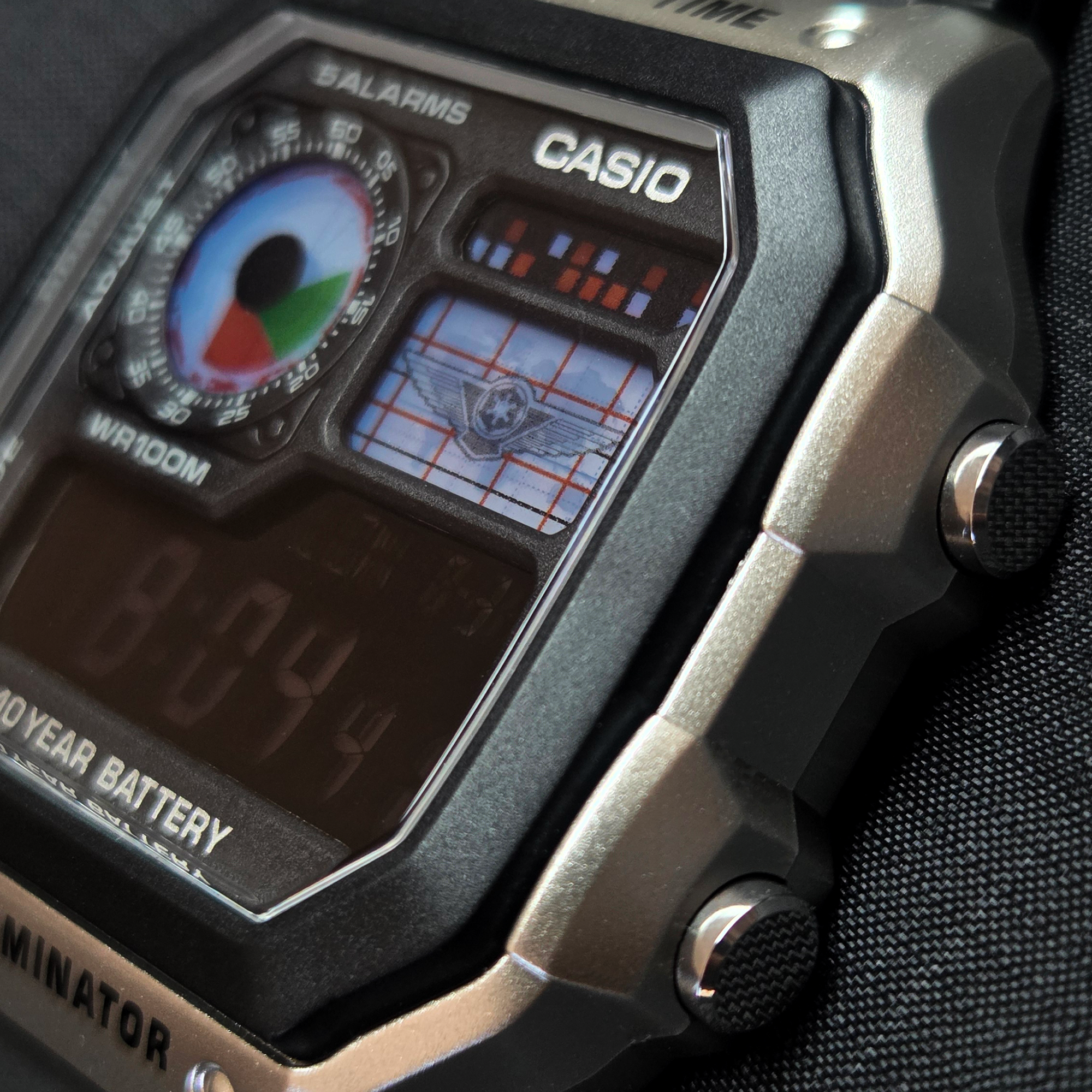 "Imperial Fighter" Casio AE-1200WH