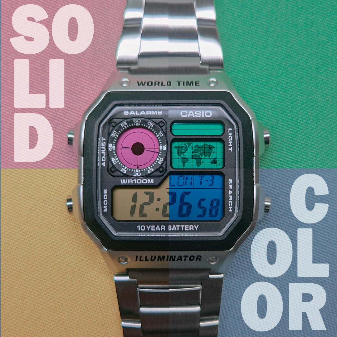 Solid Color Casio AE-1200WH