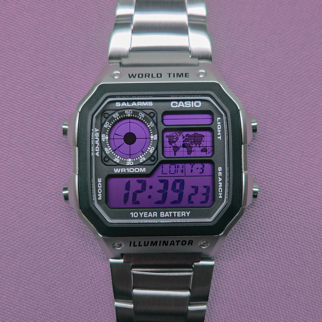 Solid Color Casio AE-1200WH