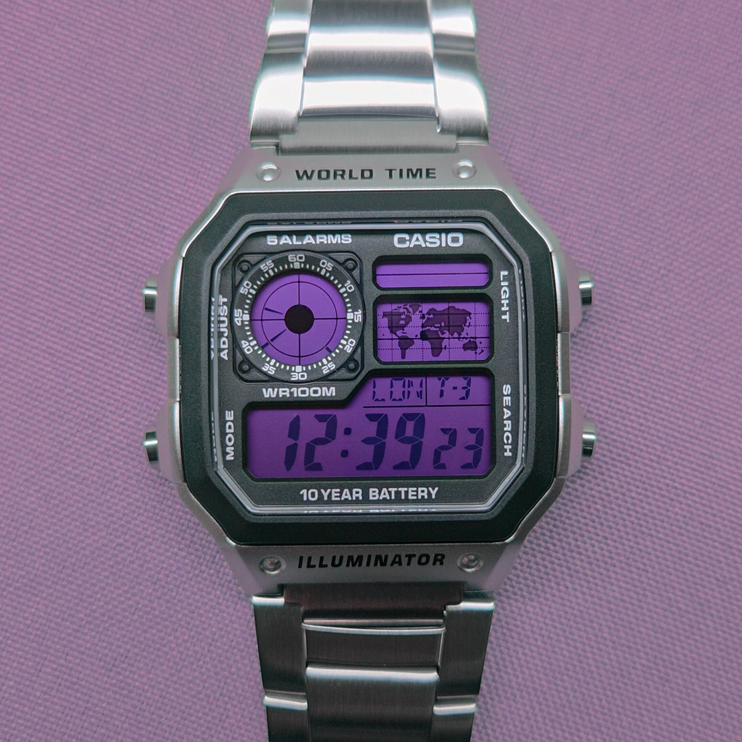 Solid Color Casio AE-1200WH