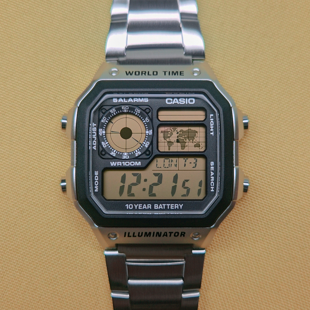 Solid Color Casio AE-1200WH