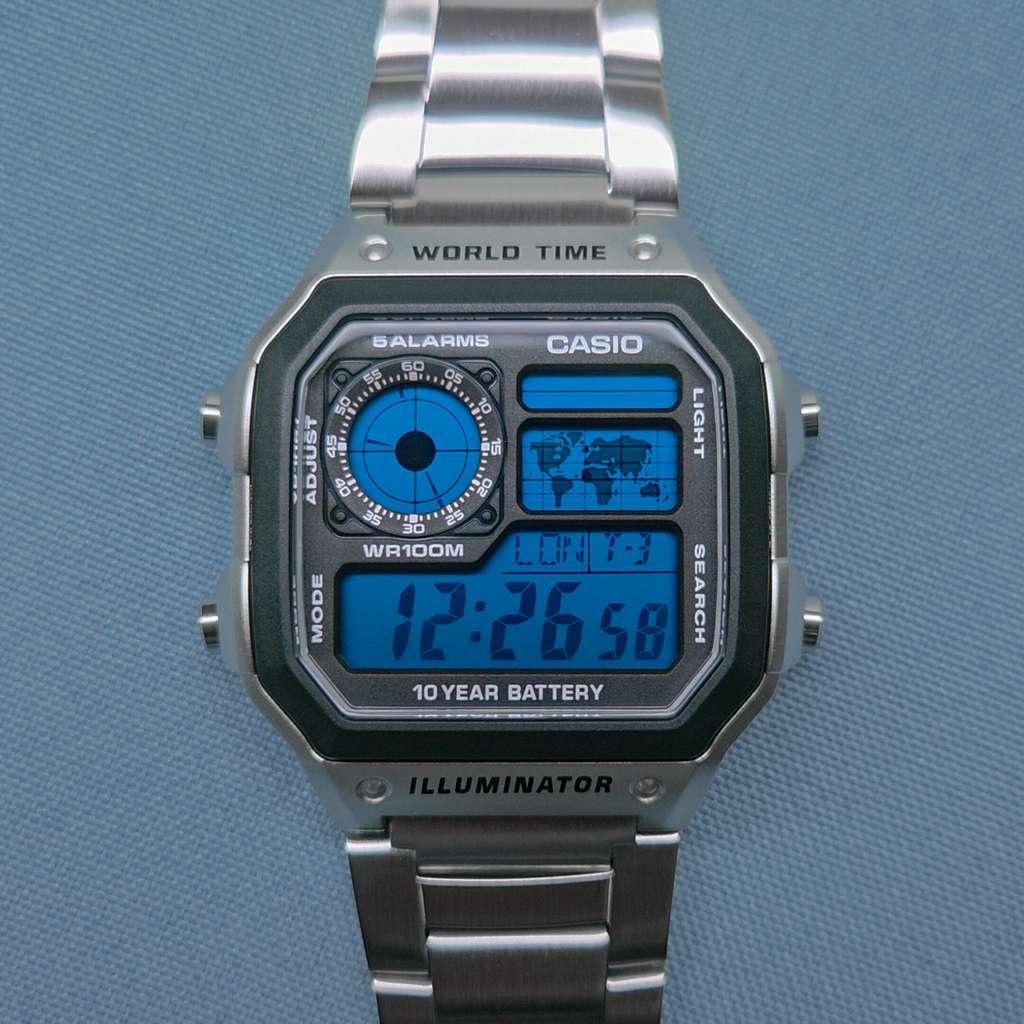 Solid Color Casio AE-1200WH