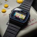 "Block Cascade” Casio F-91W-1