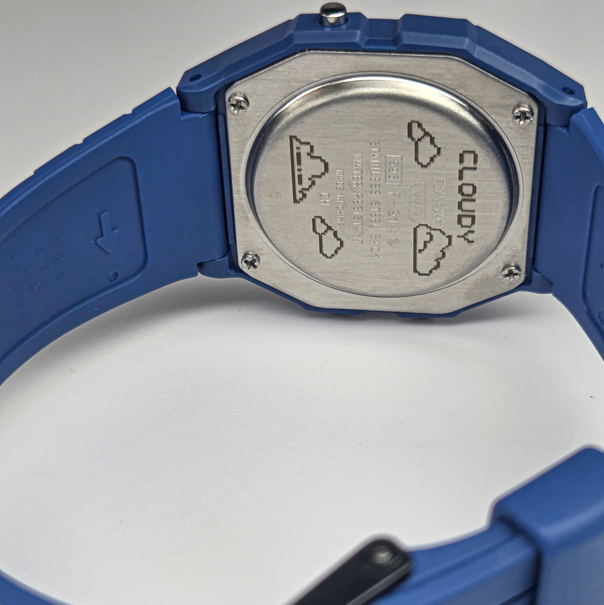 "Cloudy" Casio F-91WB-2A1