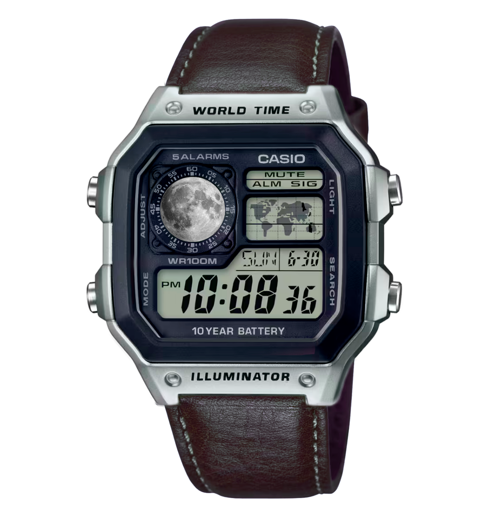 "Moon Heritage" Casio AE-1200WH
