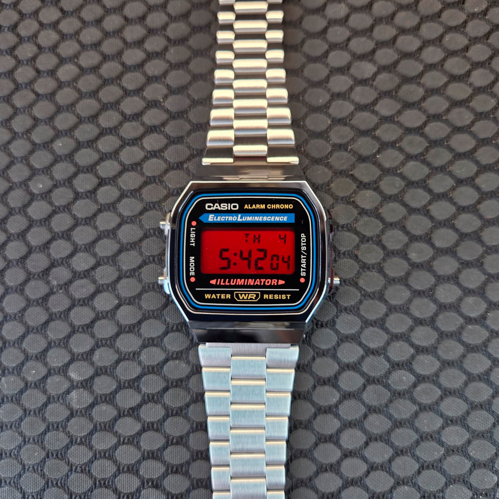 "Mutant Red" Casio A168WA-1