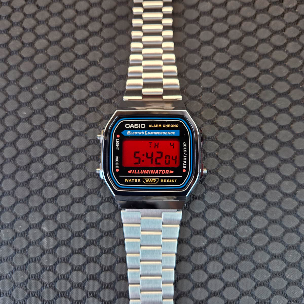 "Mutant Red" Casio A168WA-1