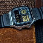 "Woodsman" Casio AE-1200WH