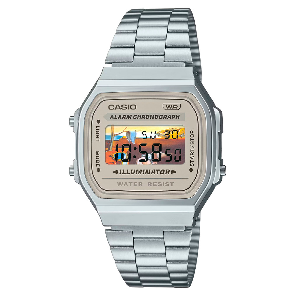 "Melting Time" Casio A168WA-8AY