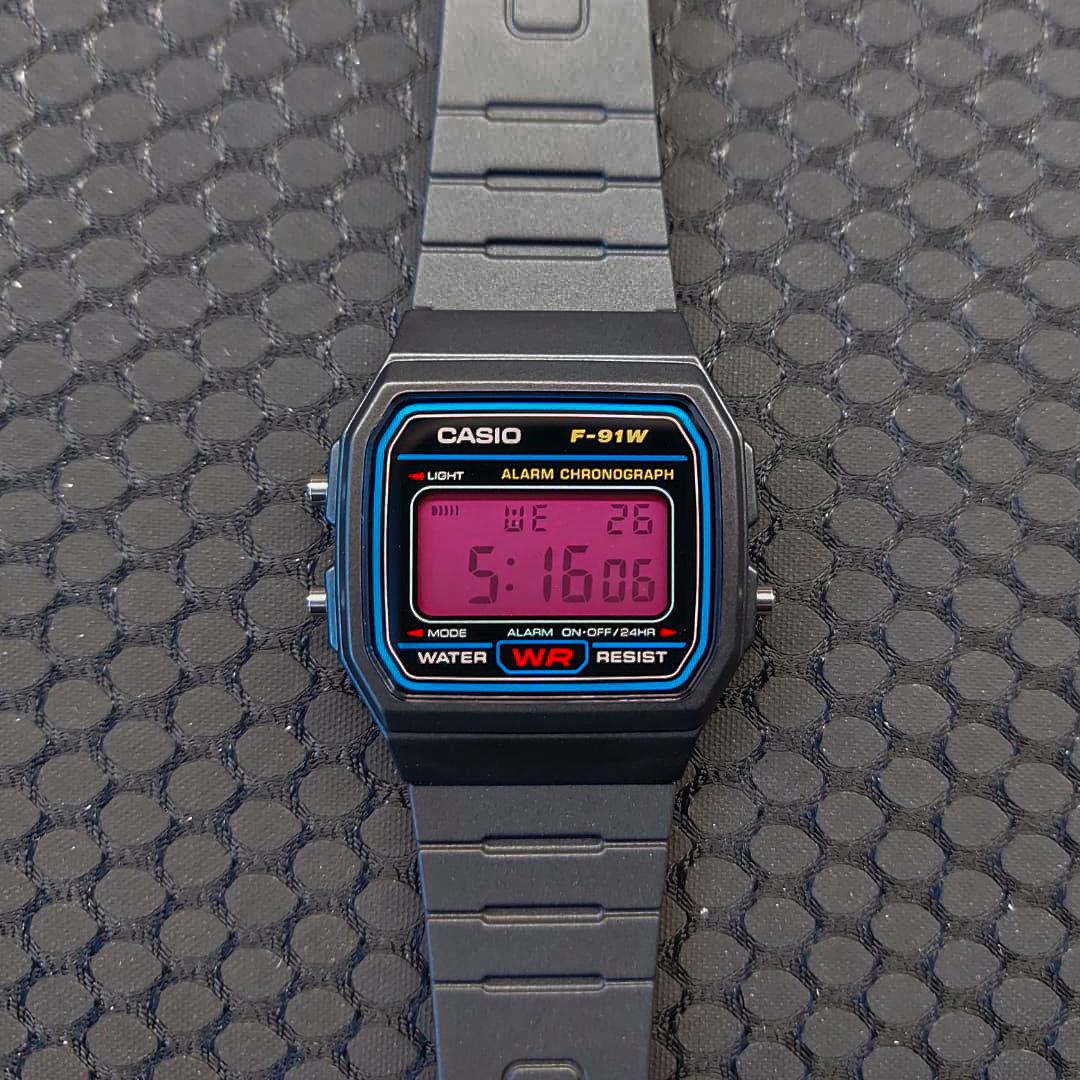 "Miami Vice" Casio F-91W-1
