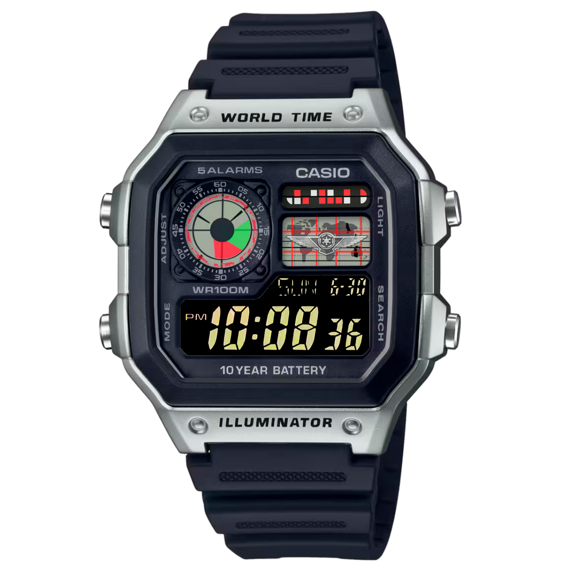 "Imperial Fighter" Casio AE-1200WH