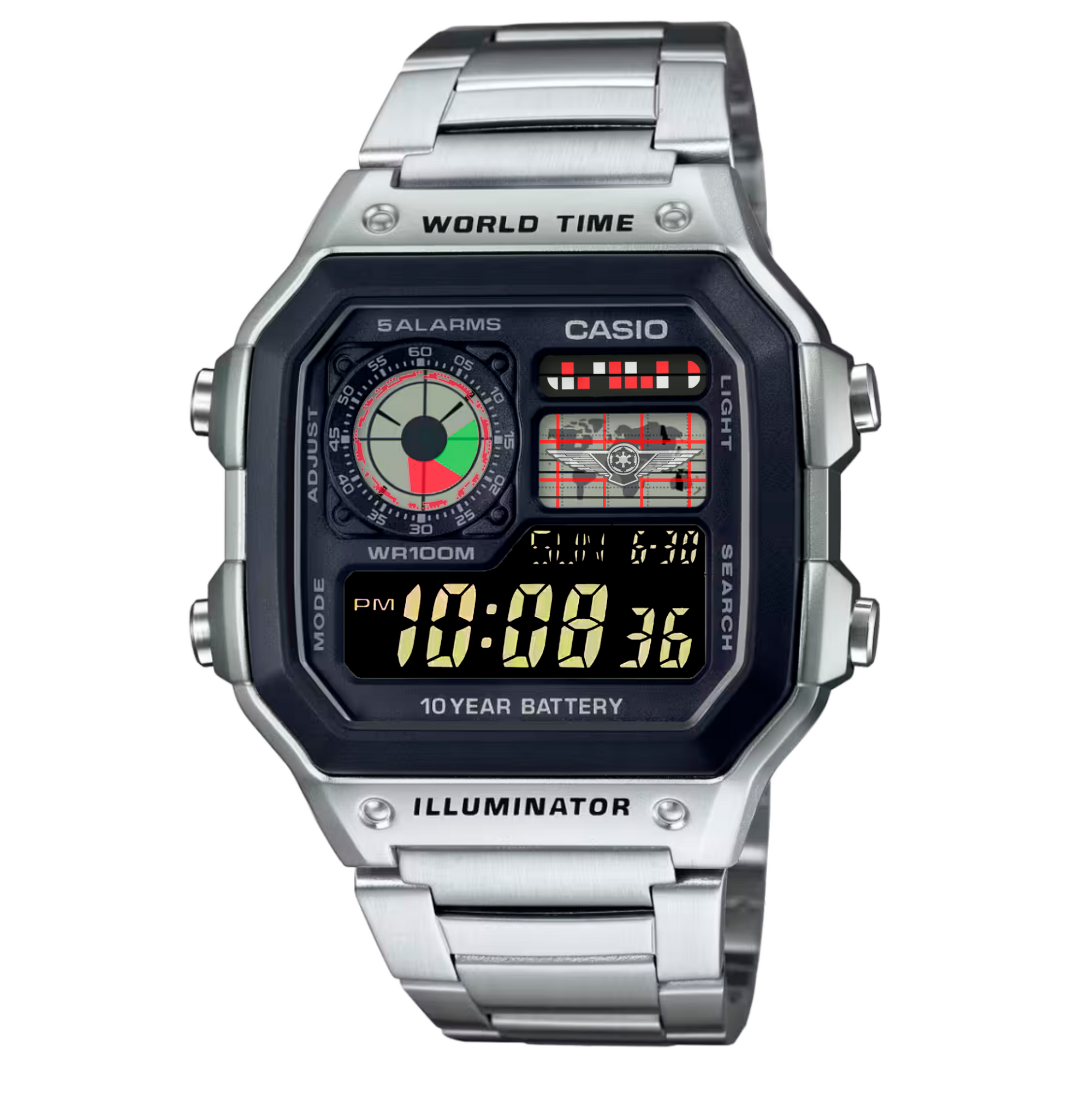"Imperial Fighter" Casio AE-1200WH