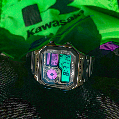 "Kawasaki" Casio AE-1200WH
