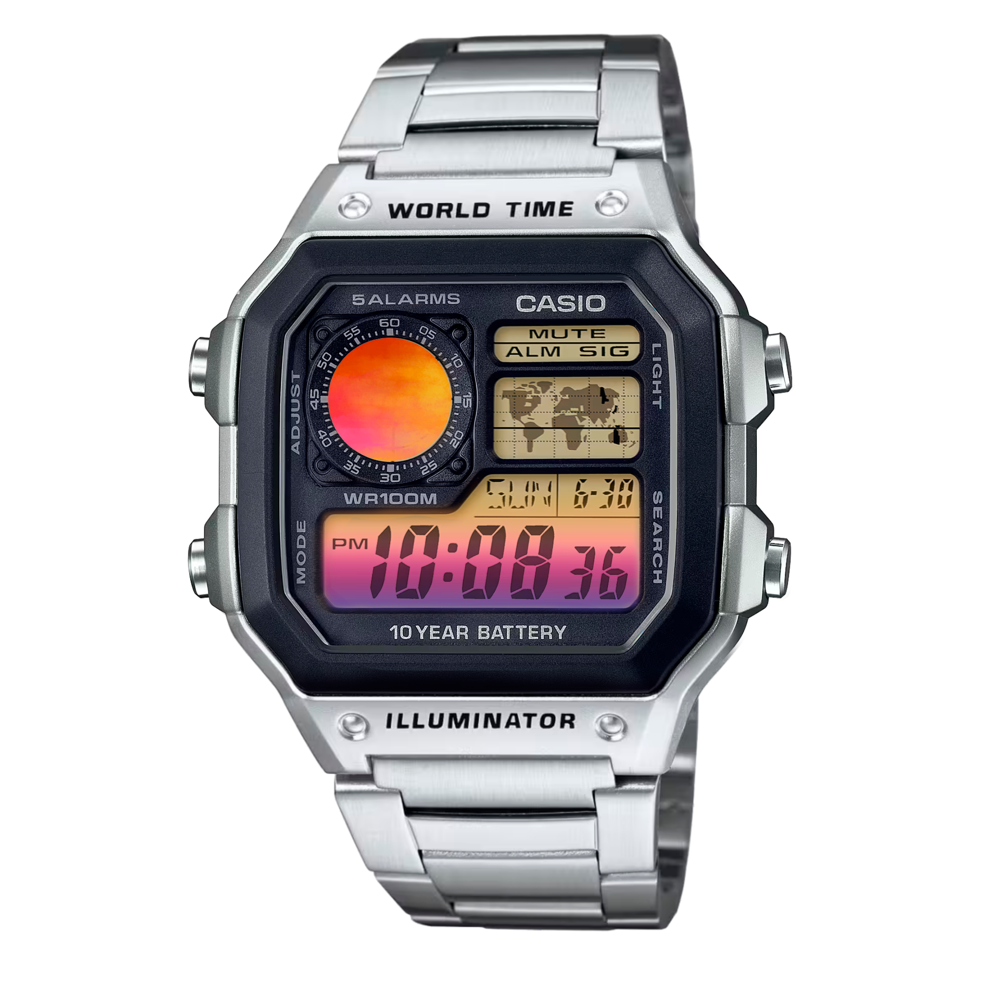 "Sunset" Casio AE-1200WH